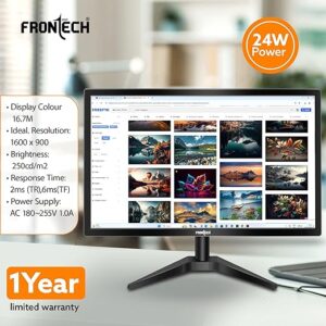 FRONTECH 20 Inch HD LED Monitor